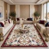 سجاد تركي مولر HN75B ابيض احمر مقاس 100*300