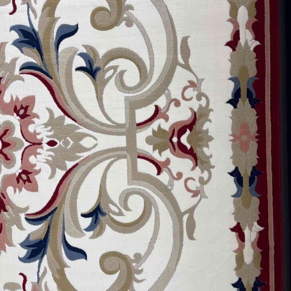 سجاد تركي مولر HN75B ابيض احمر مقاس 100*300