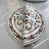 سجاد تركي مولر HN75B ابيض دائري مقاس 200*200 سم