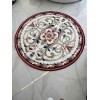 MOLER HN75B Turkish rug WHITE red round size 200*200 cm