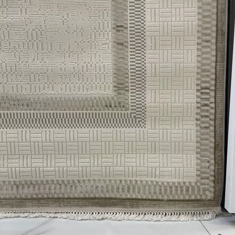 سجاد تركي مودرن مون 40986A بيج مقاس 300*400