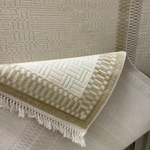 سجاد تركي مودرن مون 40986A اخضر مقاس 80*150