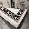 Turkish MONALIZA 41185A Rug cream black Size 200*300