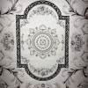 Turkish MONALIZA 41185A Rug cream black Size 200*300