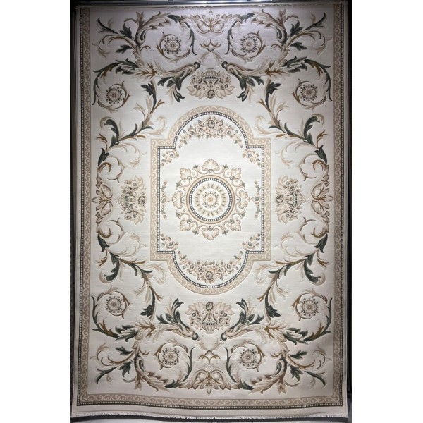 Turkish MONALIZA 41185A Rug cream green Size 200*300