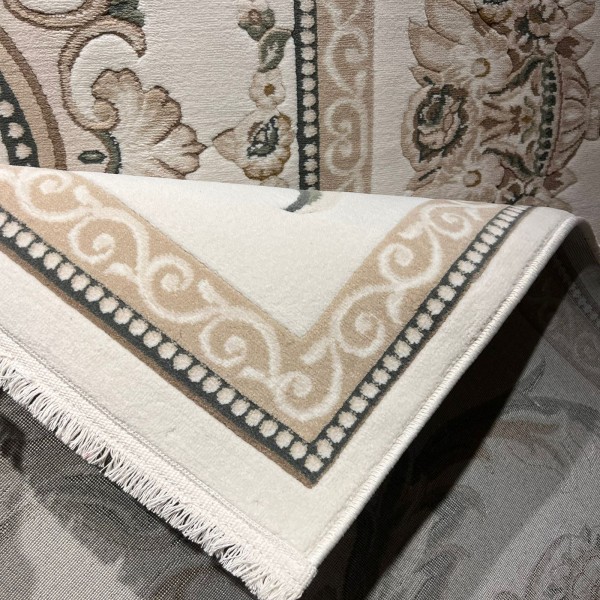 Turkish MONALIZA 41185A Rug cream green Size 200*300