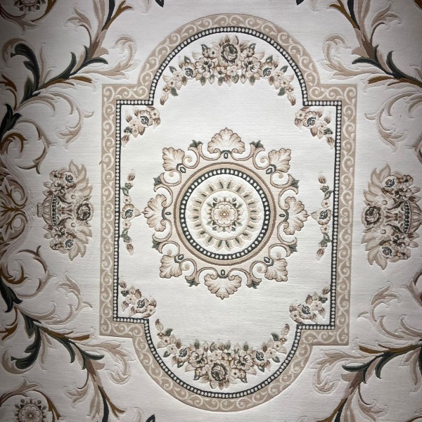 Turkish MONALIZA 41185A Rug cream green Size 200*300
