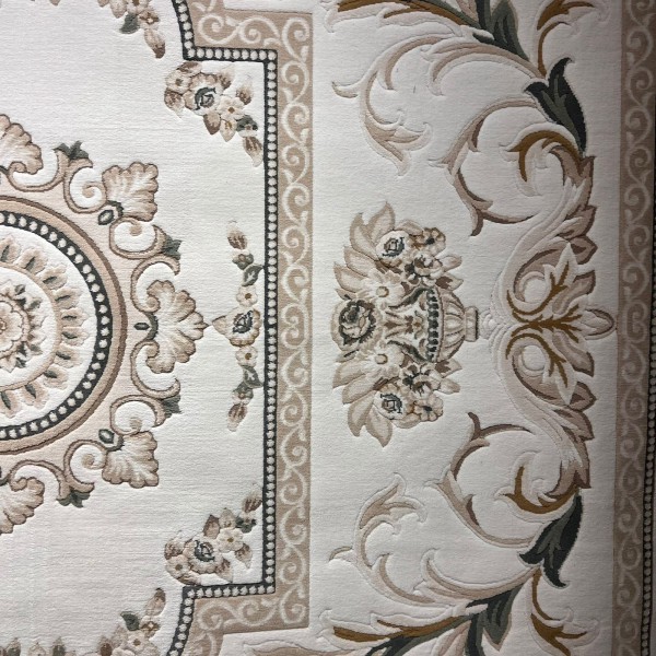 Turkish MONALIZA 41185A Rug cream green Size 200*300
