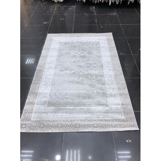 Bvlgari orange 644 gray rug