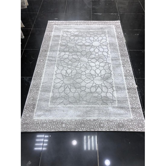 Bvlgari orange 644 gray rug