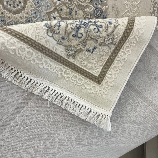 Panamera Turkish Rug 35830A Cream blue Size 200*300