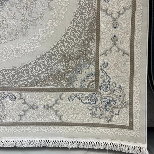 Panamera Turkish Rug 35830A Cream blue Size 200*300