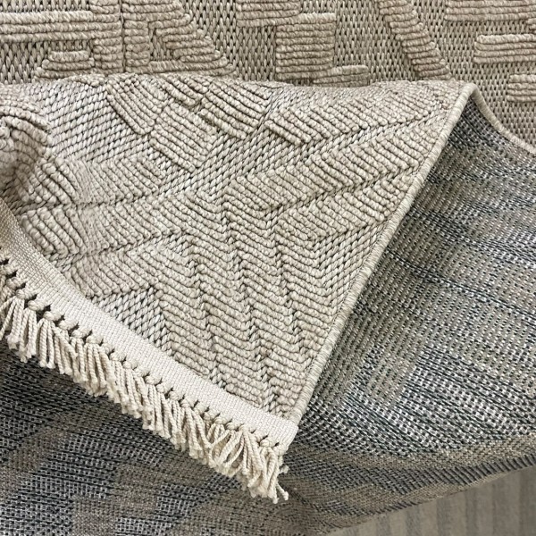 سجاد خيش بيكاسو تركي RE7509 بيج مقاس 80*150