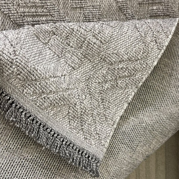سجاد خيش بيكاسو تركي RE7509 رصاصي فاتح مقاس 120*170