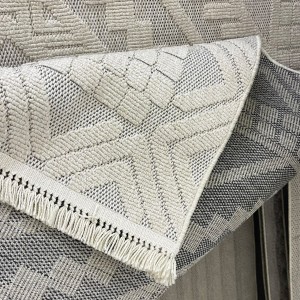 Turkish PICASSO Jute Rug RE7509 IVORY Size 100*200
