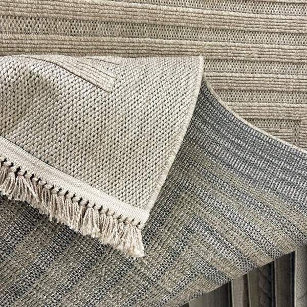 Turkish PICASSO Jute Rug RE7510 BEIGE Size 300*400