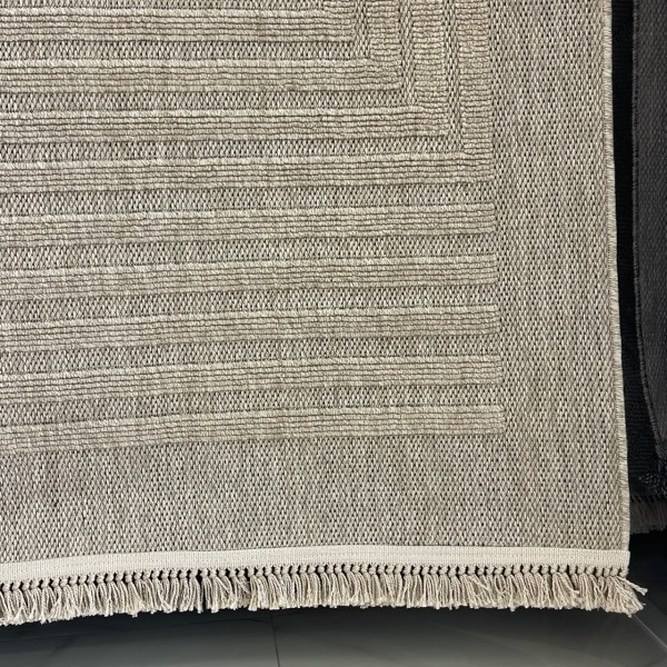 Turkish PICASSO Jute Rug RE7510 BEIGE Size 300*400