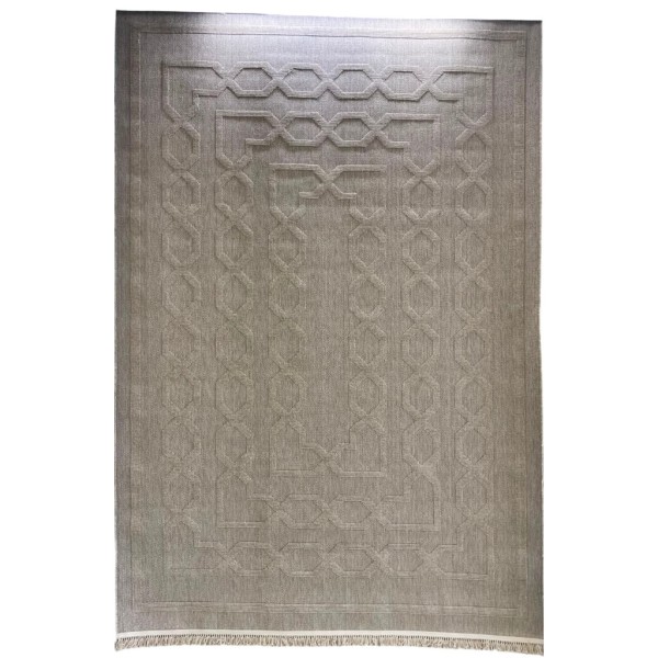 Turkish PICASSO Jute Rug RE7511 BEIGE Size 100*300