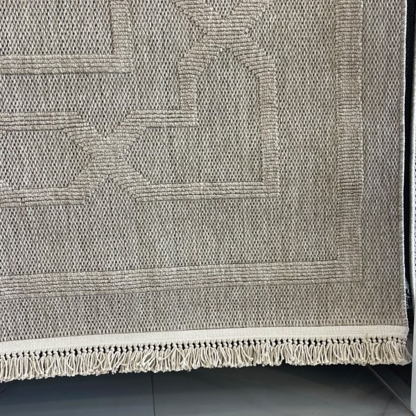 Turkish PICASSO Jute Rug RE7511 BEIGE Size 100*300