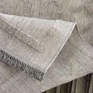 Turkish PICASSO Jute Rug RE7511 Light gray Size 100*200