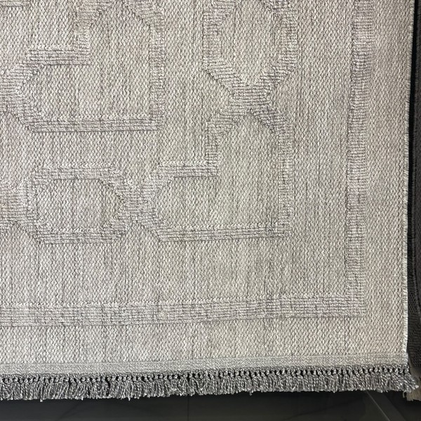 Turkish PICASSO Jute Rug RE7511 Light gray Size 300*400