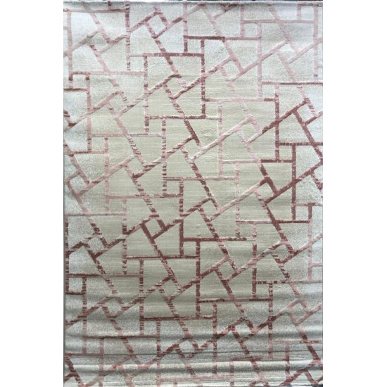 Turkish rugs platinum-084 beige with pink