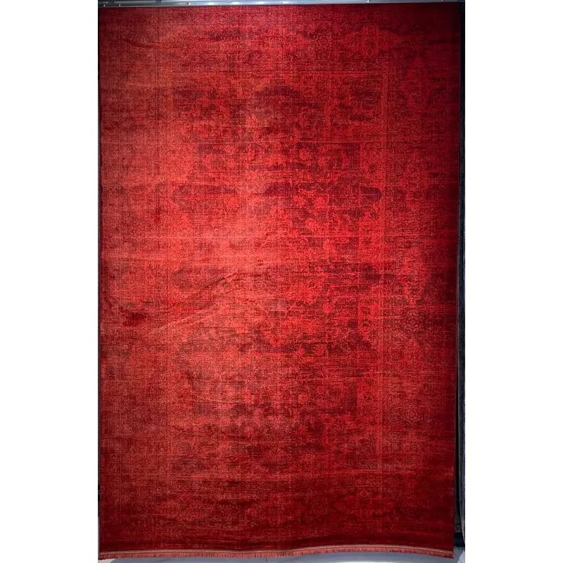 سجاد بلاتينيوم افغاني بخاري تركي H0195C احمر مقاس 150*220 - سجاد بخارى