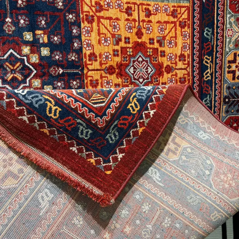 سجاد بلاتينيوم افغاني بخاري تركي OL406C احمر مقاس 100*200 - سجاد بخارى