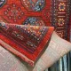 سجاد بلاتينيوم افغاني بخاري تركي OL433A احمر مقاس 80*150
