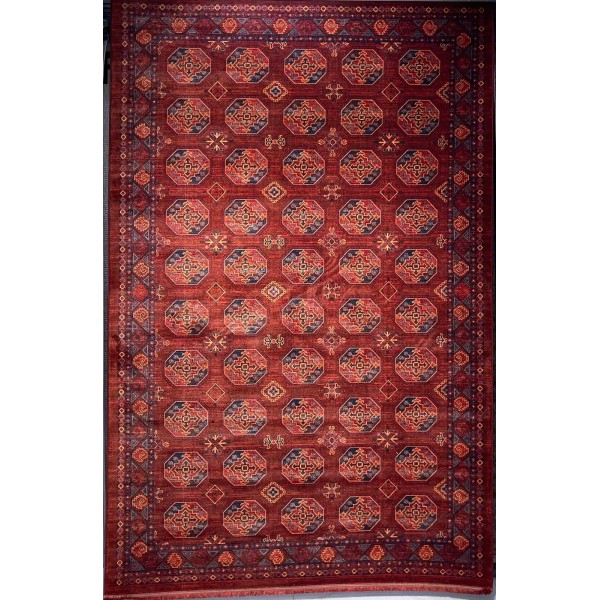 سجاد بلاتينيوم افغاني بخاري تركي OL434B احمر مقاس 200*300