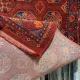 سجاد بلاتينيوم افغاني بخاري تركي OL434B احمر مقاس 150*220 - سجاد بخارى