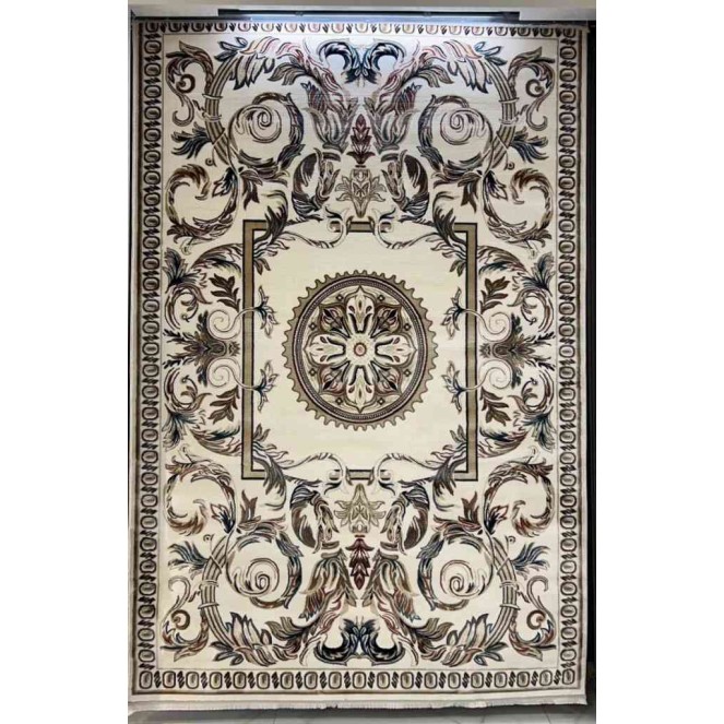 Turkish engraving carpet Iranian pattern cream size 300*400