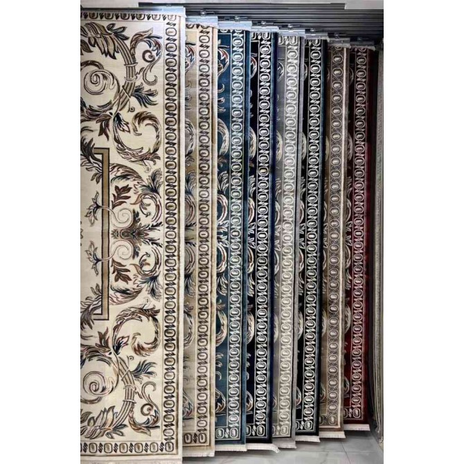Turkish engraving carpet Iranian pattern cream size 300*400