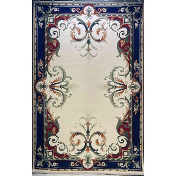 RAMADA Turkish Rug Korean 43631A NAVY RED - 100x200 cm Area Rug
