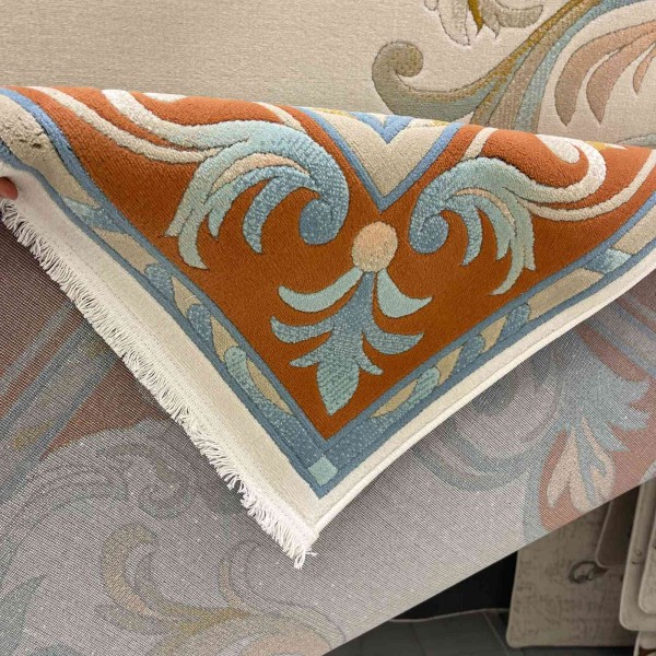 RAMADA Turkish Rug Korean 43631A TERRA - 400x500 cm Jumbo Carpet