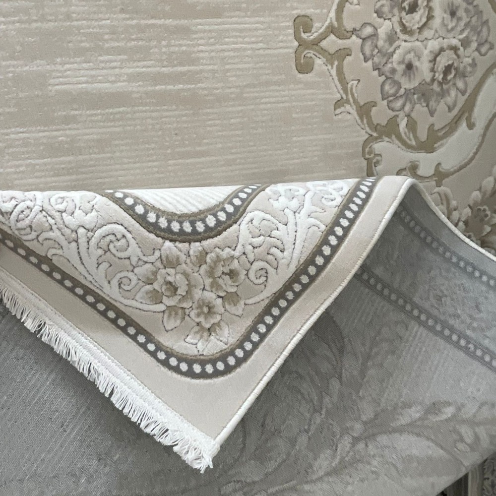 سجاد تركي لوريان 41254A بيج فاتح مقاس 150*220