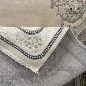 سجاد تركي لوريان 41254A بيج فاتح سماوي مقاس 80*150