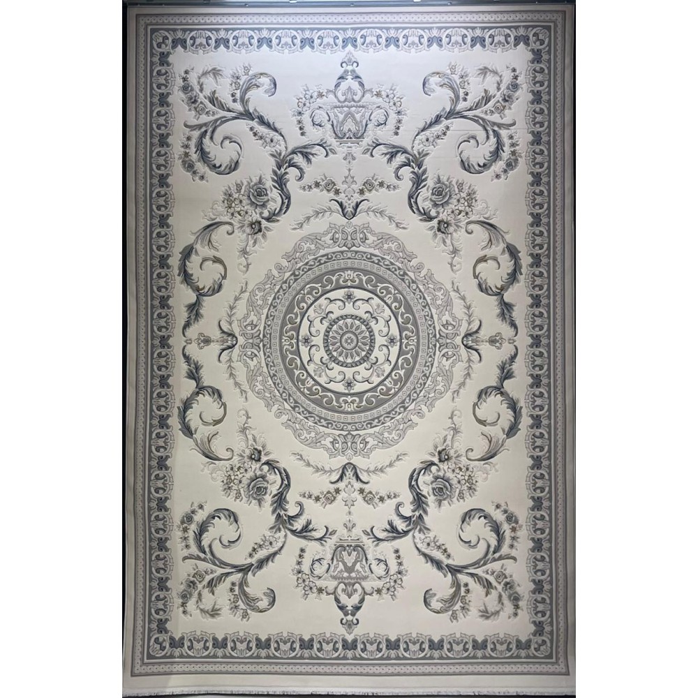 سجاد تركي روما 41580A كريم سماوي مقاس 400*500