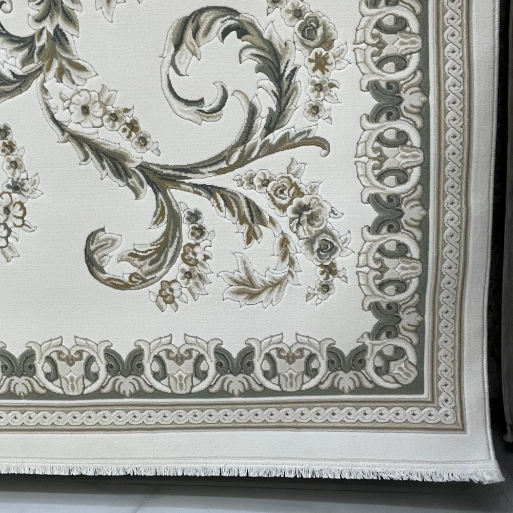 سجاد تركي روما 41580A كريم اخضر مقاس 150*220