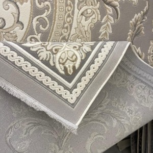 Turkish Lorian 41580A Rug Light beige gray Size 150*220