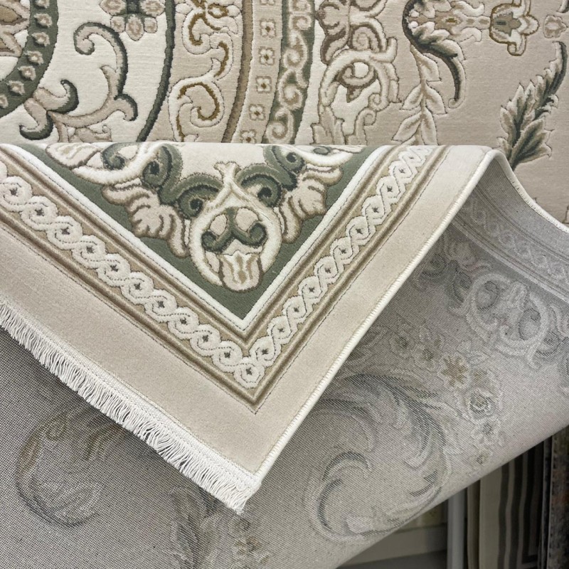 سجاد تركي روما 41580A بيج فاتح مقاس 150*220