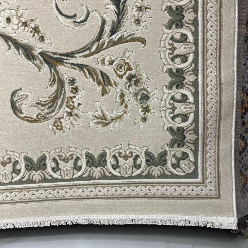 سجاد تركي روما 41580A بيج فاتح مقاس 150*220