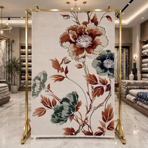 Turkish rose Carpet 43638A CREAM red Size 150*220