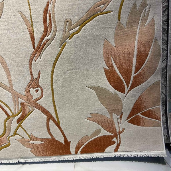 Turkish rose Carpet 43638A CREAM terra Size 150*220