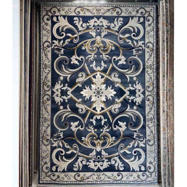 سجاد شرقي رويال تركي G0001 سماوي مقاس 300*400