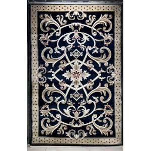 سجاد تركي سفير نقش فرنسي كحلي مقاس 400*500