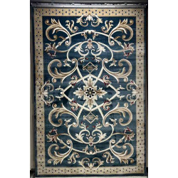 سجاد تركي سفير نقش فرنسي سماوي مقاس 400*600