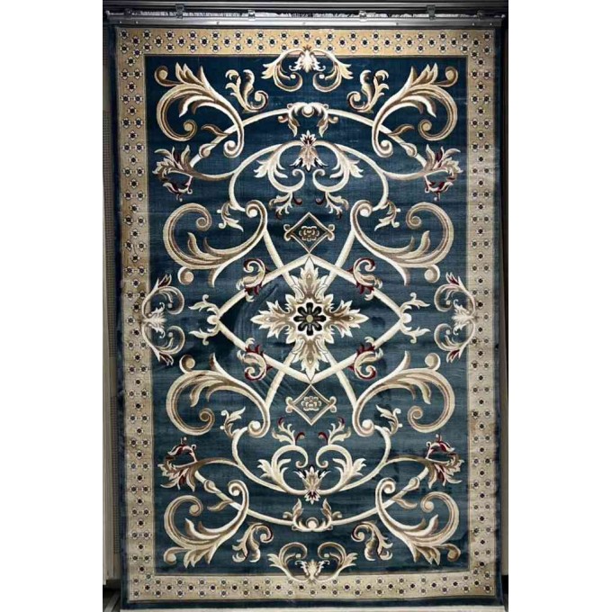 Turkish Ambassador carpet French engraving Blue size 250*350
