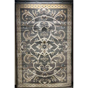 سجاد تركي سفير نقش فرنسي رصاصي مقاس 400*500