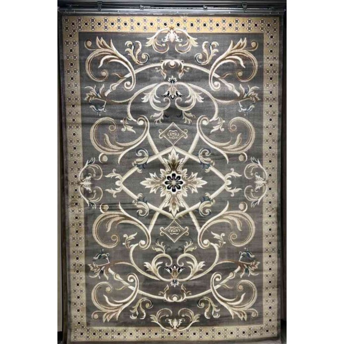 Turkish Ambassador carpet French engraving gray size 100*200